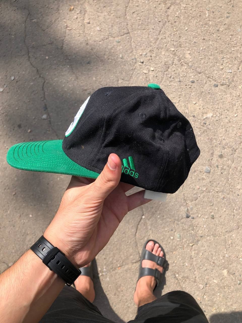 Adidas × Vintage VERY RARR ADIDAS CELTIC BOSTON BASKETBALL NBA CAP Y2K 90s Size ONE SIZE - 2 Thumbnail