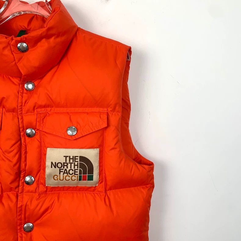 Gucci Gucci The North Face co-branded orange logo down jacket ves Size US XS / EU 42 / 0 - 3 Thumbnail