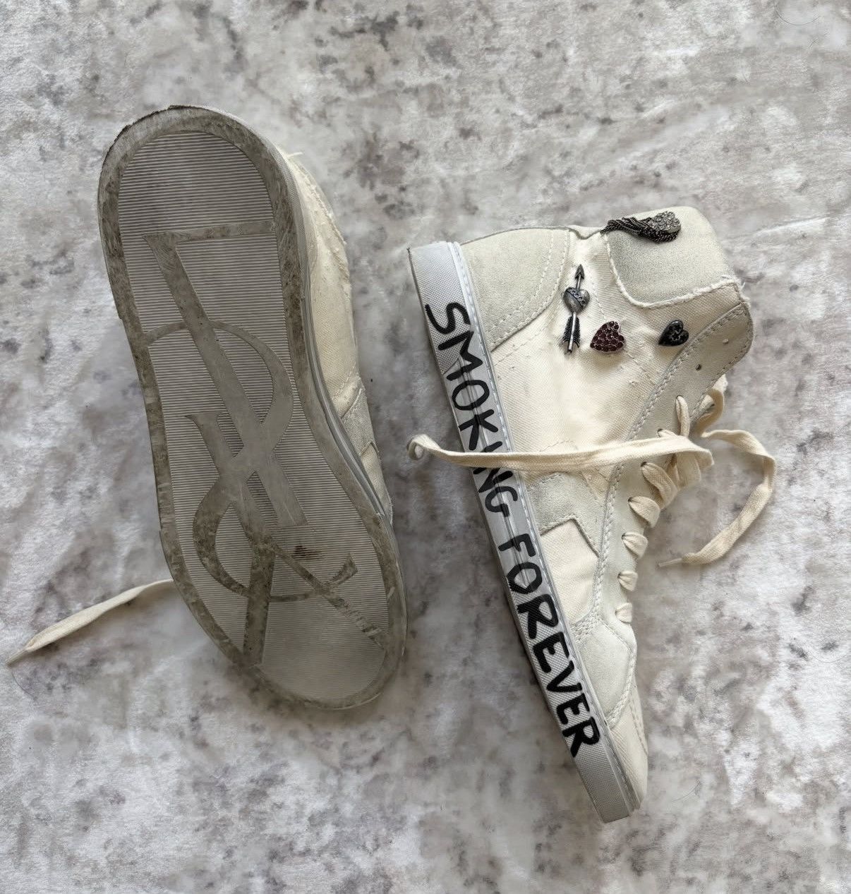 Hedi Slimane slp “smoking forever” amazing con Size US 10 / EU 43 - 1 Thumbnail