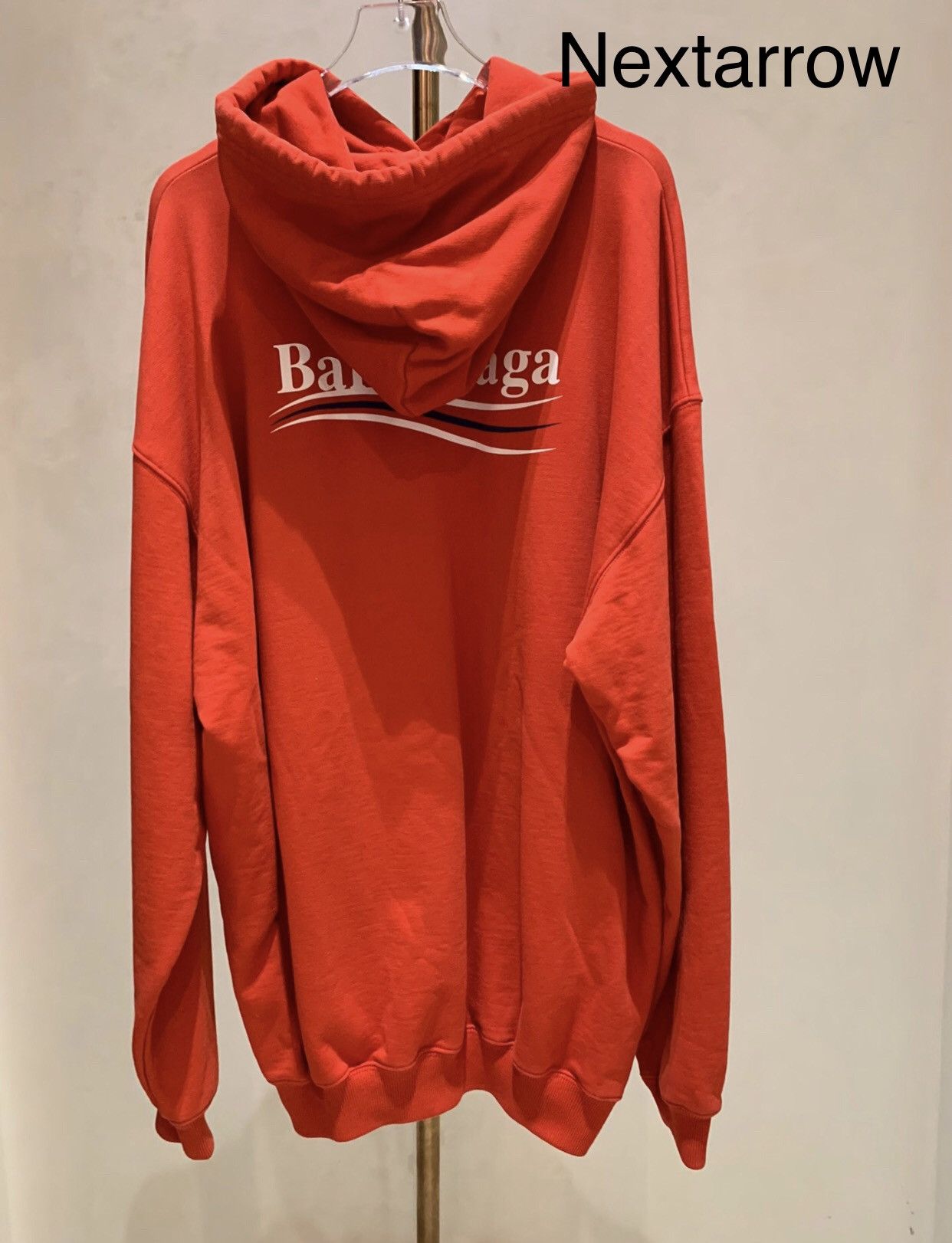 Balenciaga Balenciaga letter wave print loose hooded sweatshirt2412- Size US S / EU 44-46 / 1 - 2 Thumbnail
