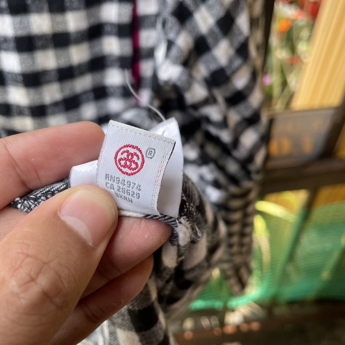 Stussy × Vintage 🔥Vintage Y2K Stussy Checkerd Flannel Buttons Shirts Size US L / EU 52-54 / 3 - 13 Thumbnail