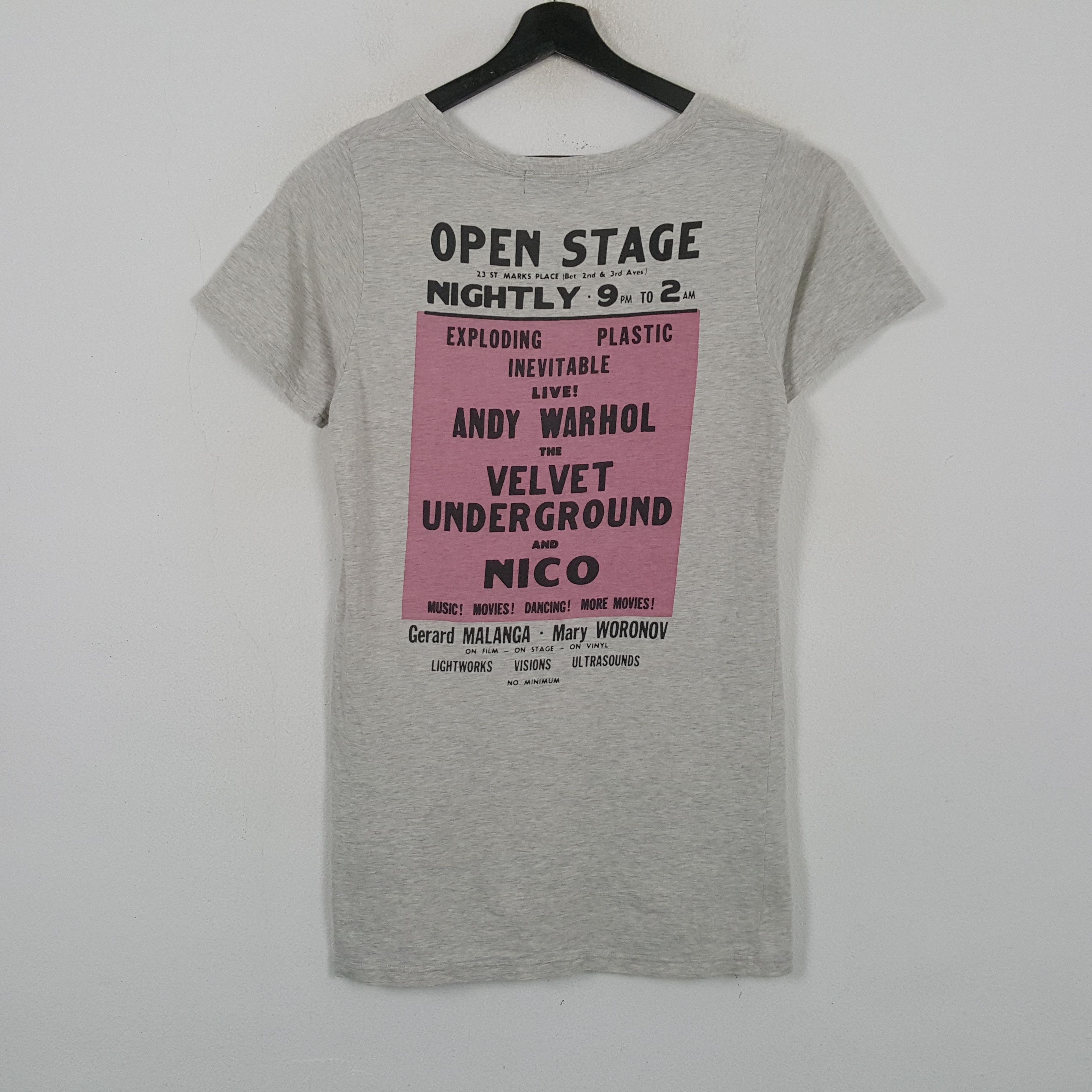 Hysteric Glamour Hysteric Glamour X Andy Warhol Japanese Brand Tshirt RR14 Size S / US 4 / IT 40 - 1 Thumbnail