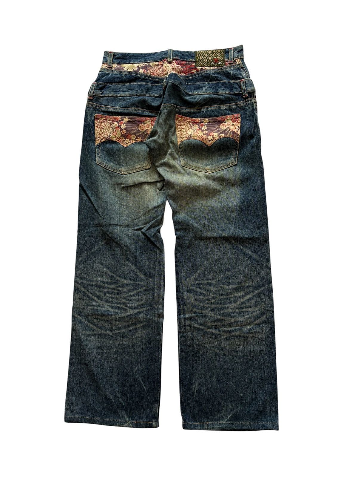 Eternal ETERNAL DOUBLE WAIST DISTRESSED JEANS Size US 32 / EU 48 - 2 Thumbnail