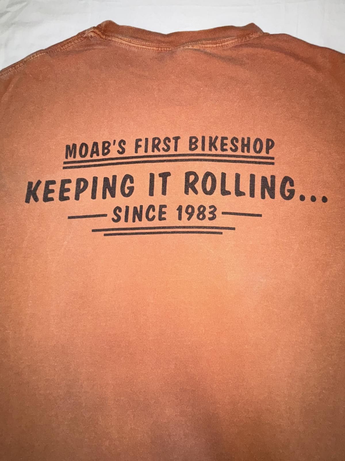 Designer Classic Rim Cyclery Vintage T-Shirt - Moab Utah Size US S / EU 44-46 / 1 - 4 Thumbnail