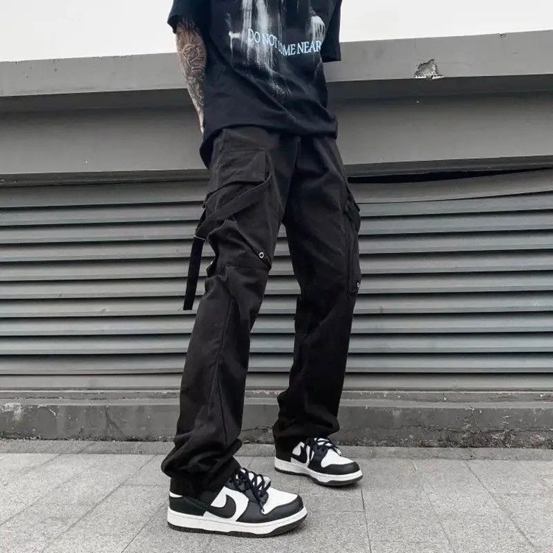 Japanese Brand × Vintage Cargo Bondage Pants Hip Hop y2k Size US 32 / EU 48 - 1 Thumbnail