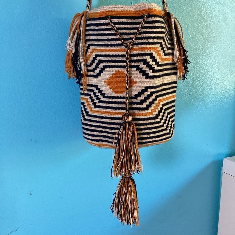 Other Wayuu Mochila Bag Bucket Purse Size ONE SIZE - 4 Thumbnail