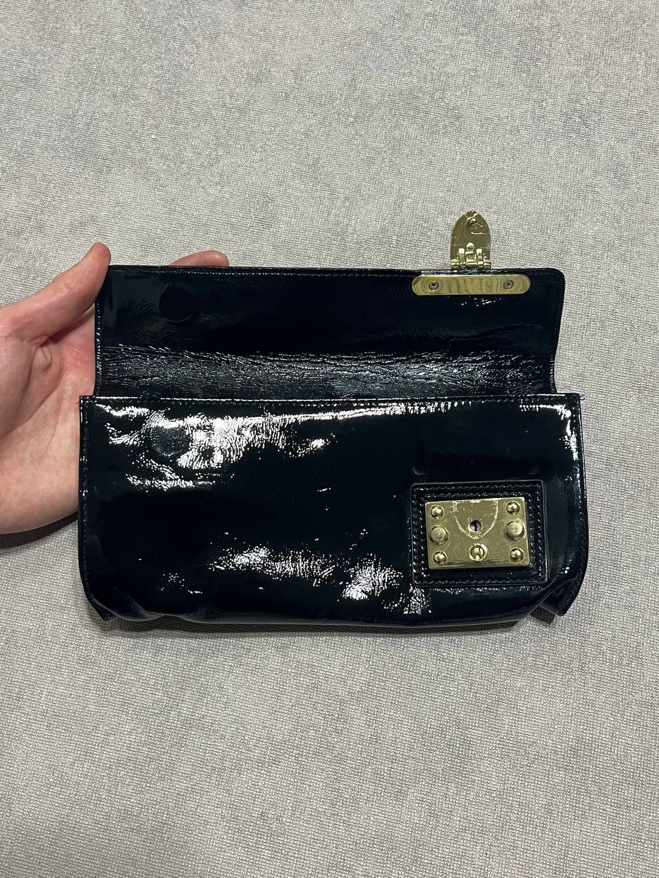 Juicy Couture Juicy Couture Women`s Bag Black Clutch Y2K Handbag Size ONE SIZE - 10 Thumbnail