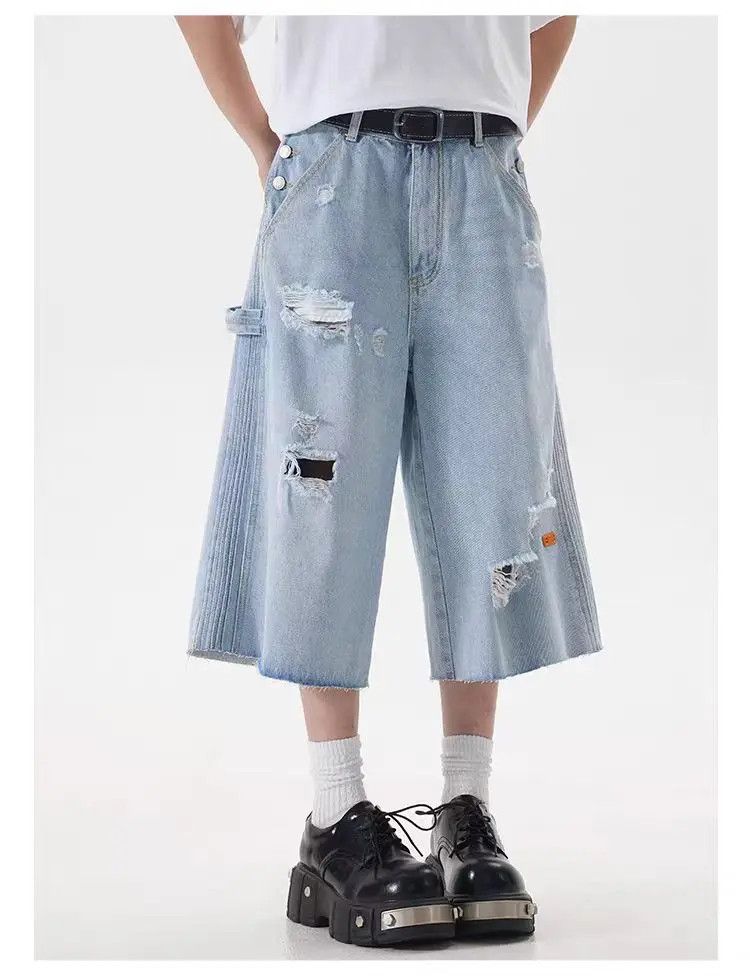 Designer × Japanese Brand Vintage Casual Loose Harajuku Shorts Size US 31 - 2 Thumbnail
