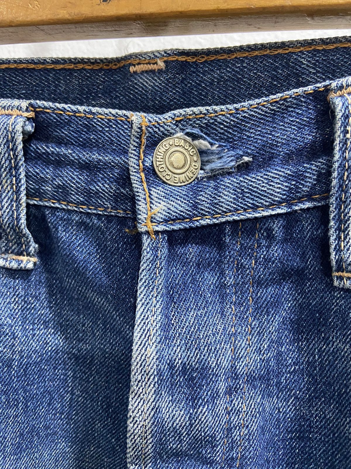 Denime Denime thrashed selvedge Japan jeans Size US 33 - 2 Thumbnail