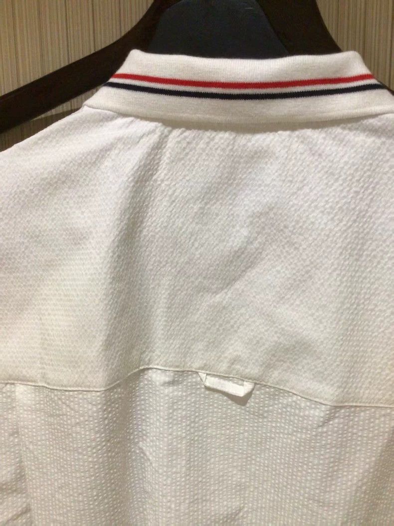 Thom Browne Thom Browne size2 White puffed short-sleeved shirt Size US M / EU 48-50 / 2 - 7 Thumbnail