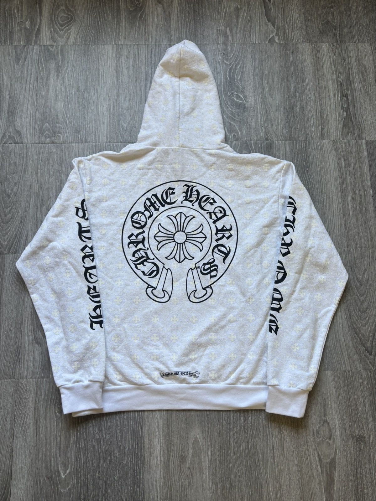 Chrome Hearts Chrome Hearts White Cross Plus Hoodie Size US S / EU 44-46 / 1 - 9 Thumbnail