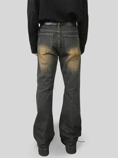 Japanese Brand Loose wide-leg vintage distressed jeans Size US 30 / EU 46 - 2 Thumbnail
