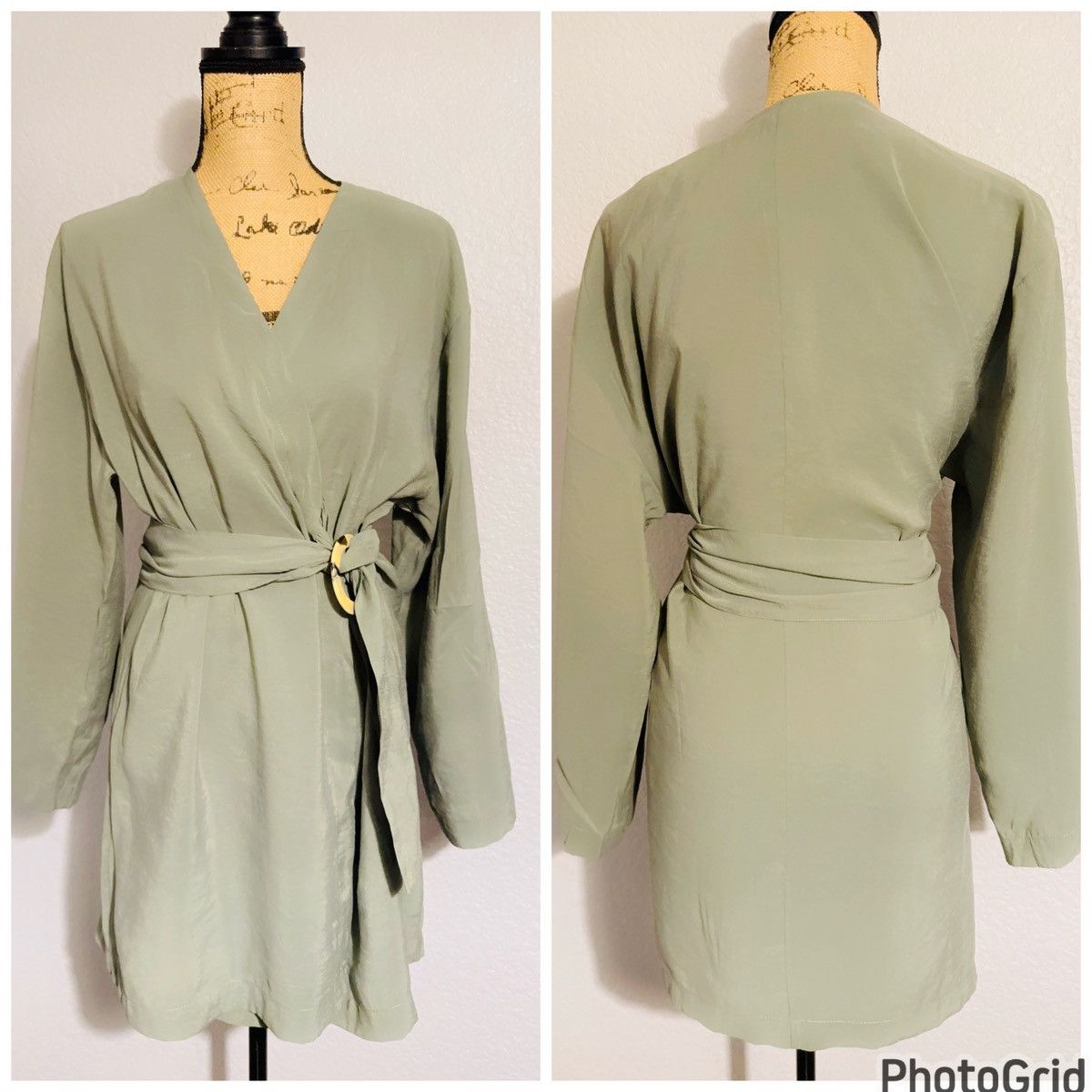 Zara ZARA Wrap Dress Size L / US 10 / IT 46 - 6 Thumbnail