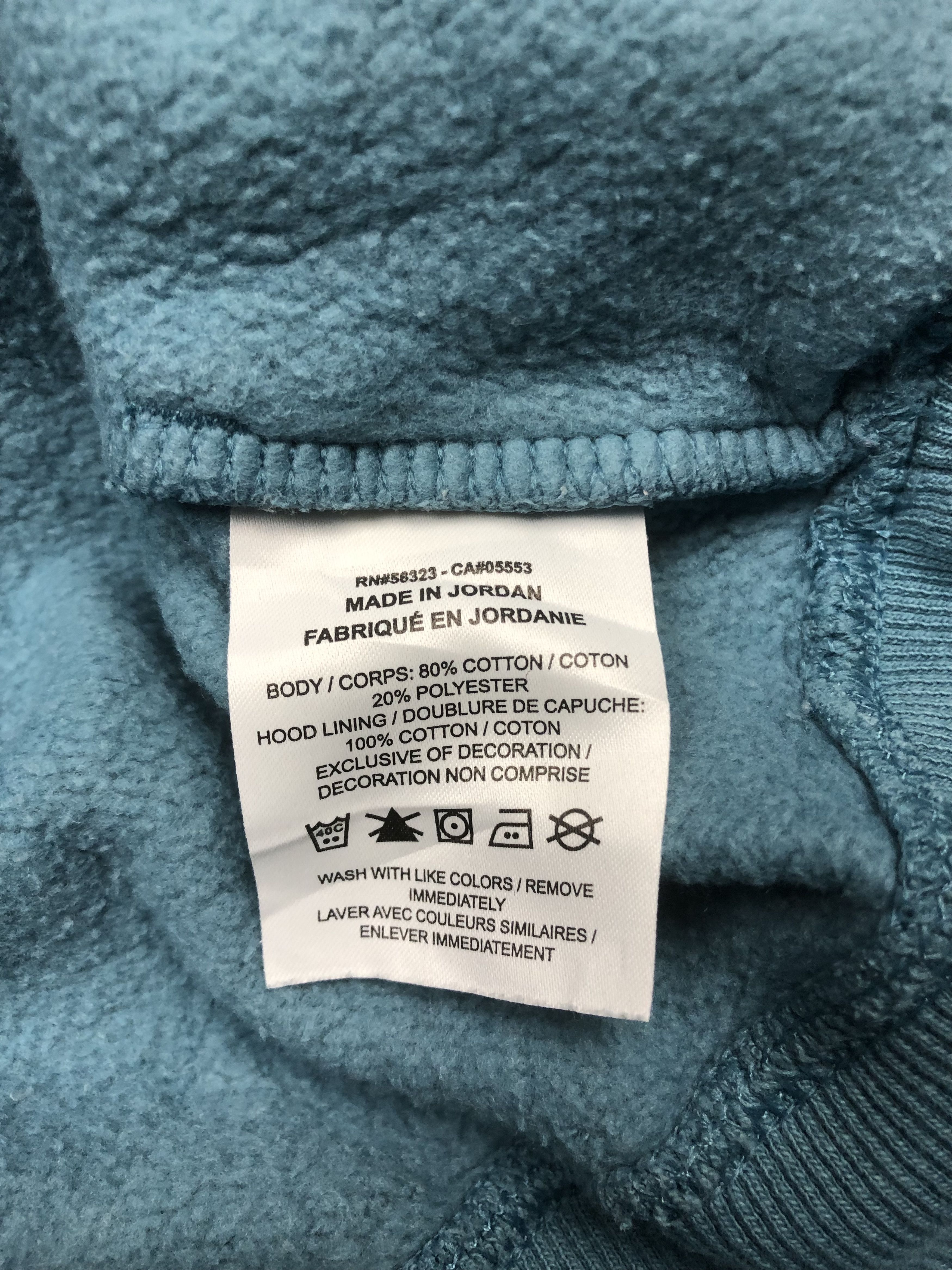 Nike Vintage Nike Center Check Cropped Pullover Hoodies Size L / US 10 / IT 46 - 8 Thumbnail