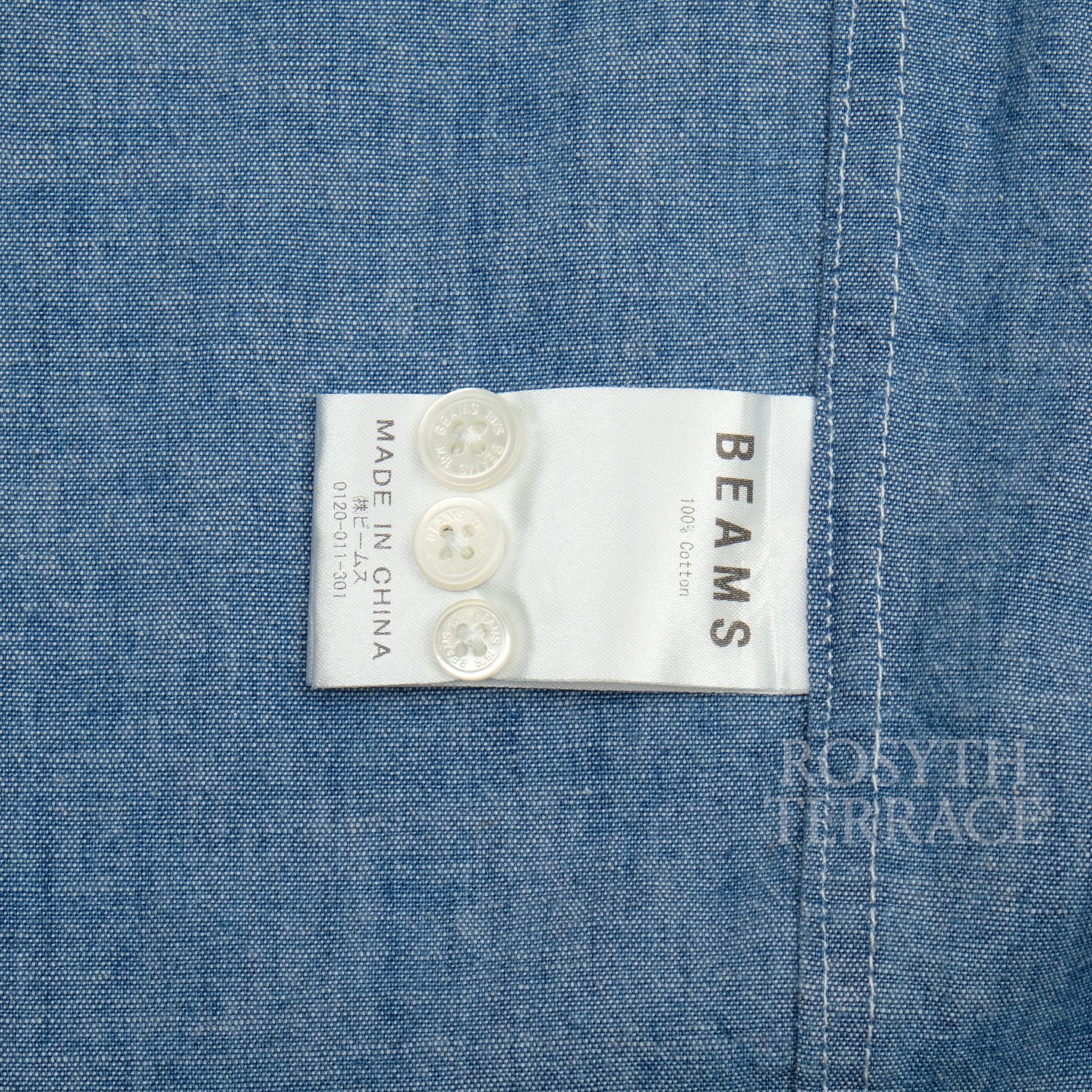 Beams Japan 【BEAMS / BD SHIRT LS CHAMBRAY / SIZE L】 Size US L / EU 52-54 / 3 - 5 Thumbnail