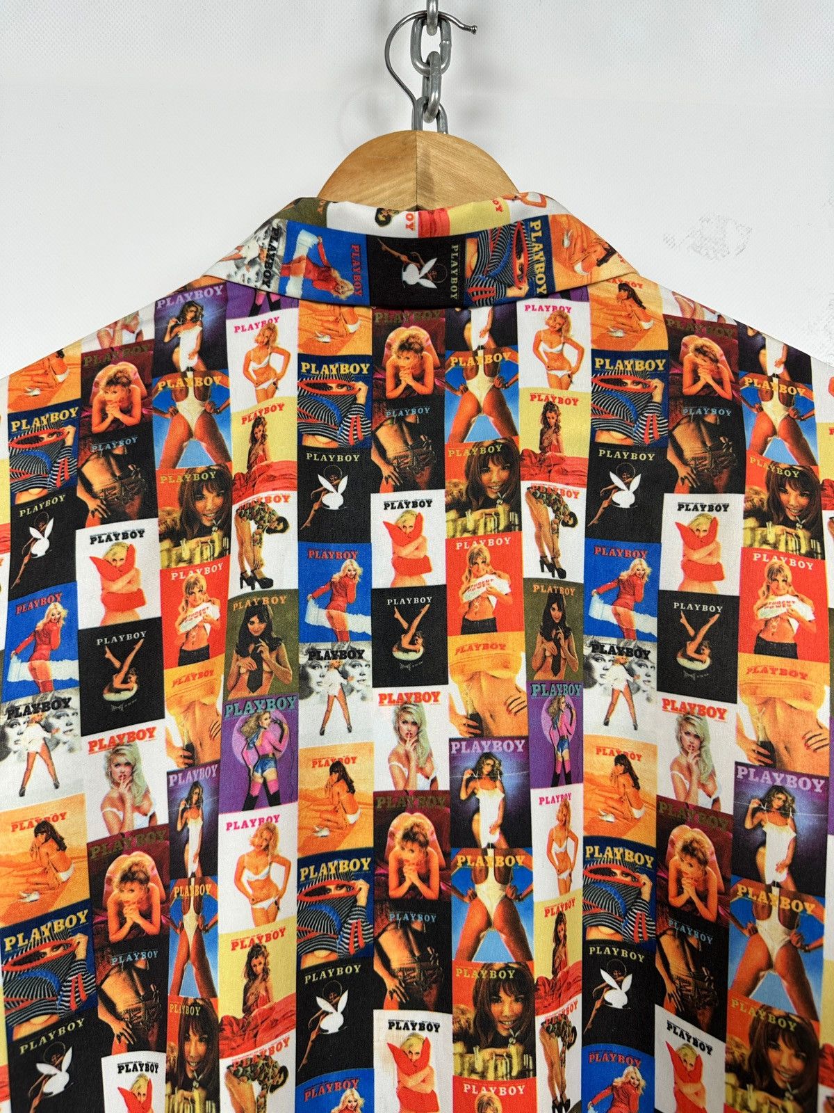 Playboy Vintage Playboy Magazine Cover All Over Print Button Shirt Size US L / EU 52-54 / 3 - 17 Thumbnail