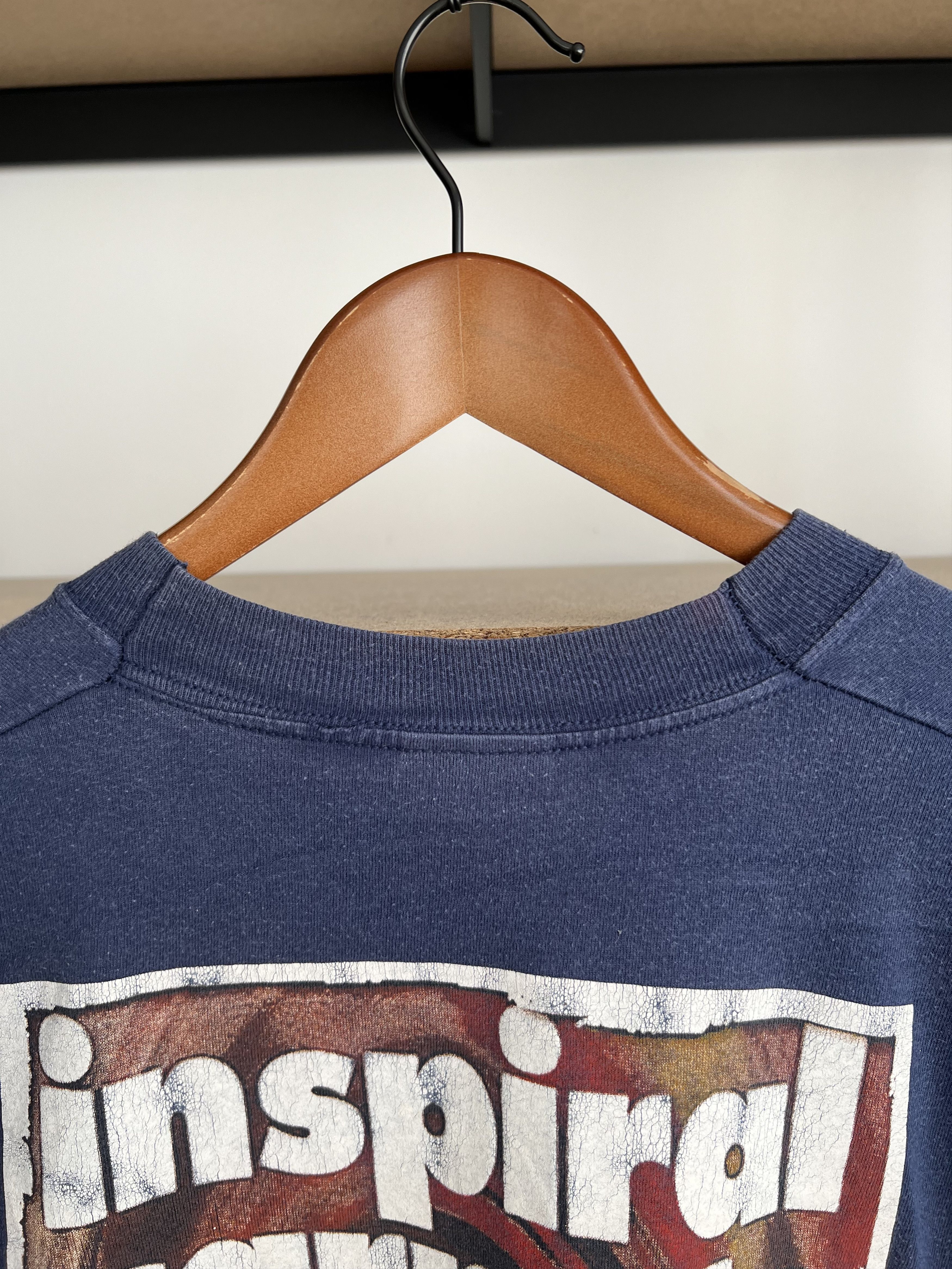 Band Tees Vintage 2003 Inspiral Carpets Moo! Cow Navy Long Sleeve Size US XL / EU 56 / 4 - 22 Thumbnail