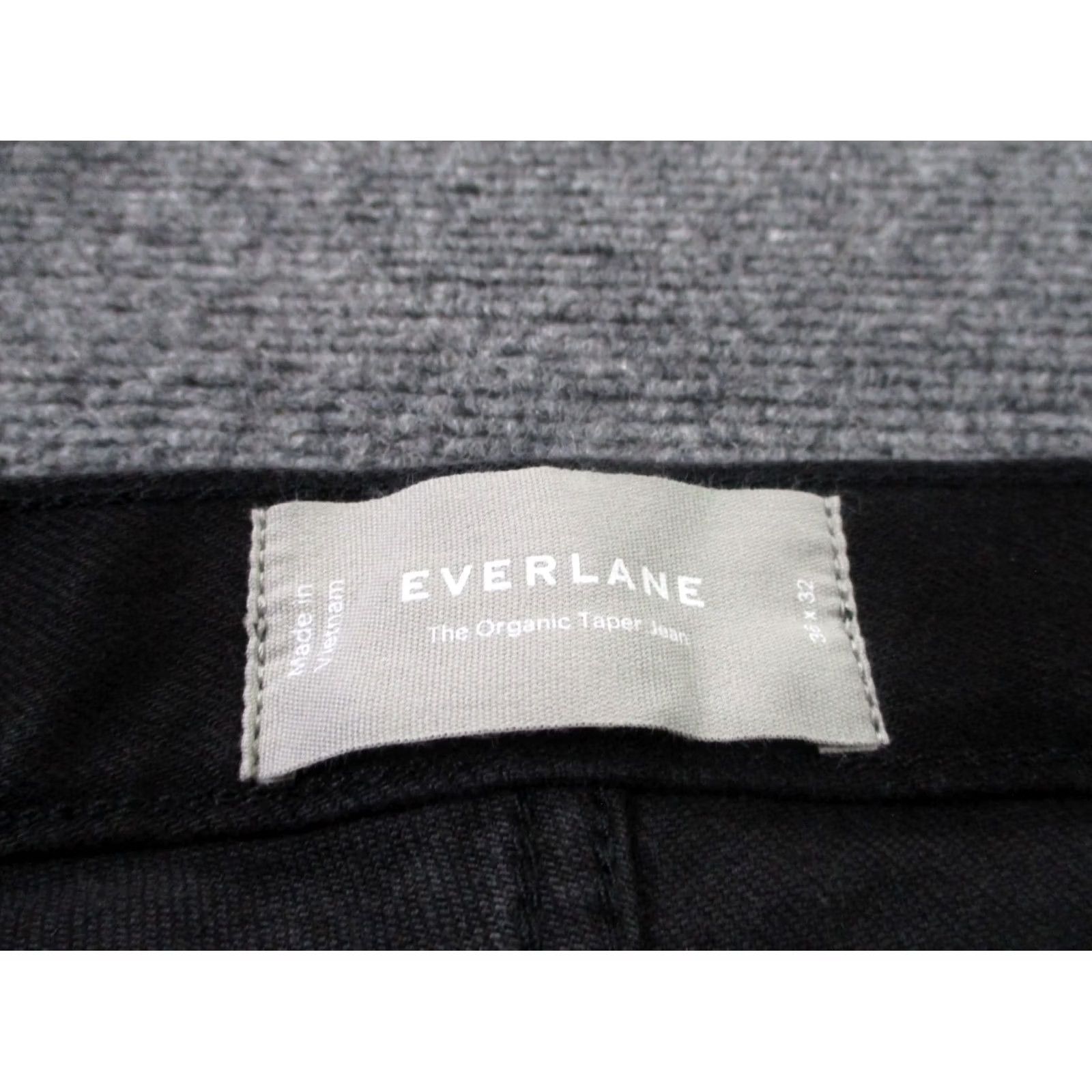 Everlane Everlane Jeans Mens 36 X 32 Black Straight Casual Classic Organic Tapered NEW Size US 36 / EU 52 - 7 Thumbnail