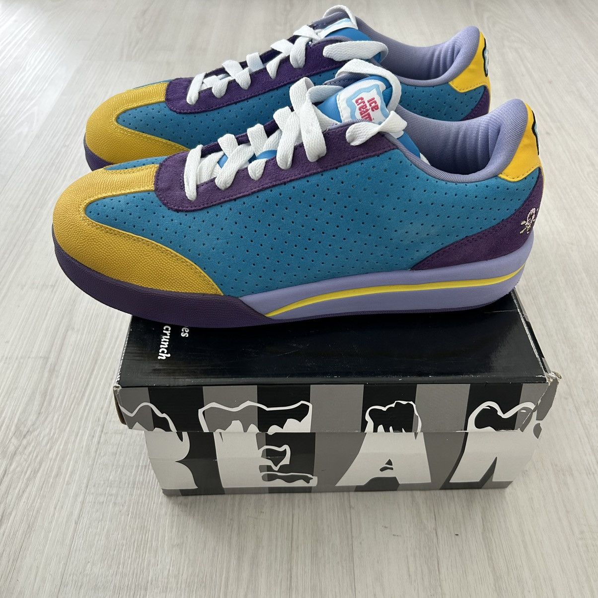 Kanye West Worn Blue Sock Shoe