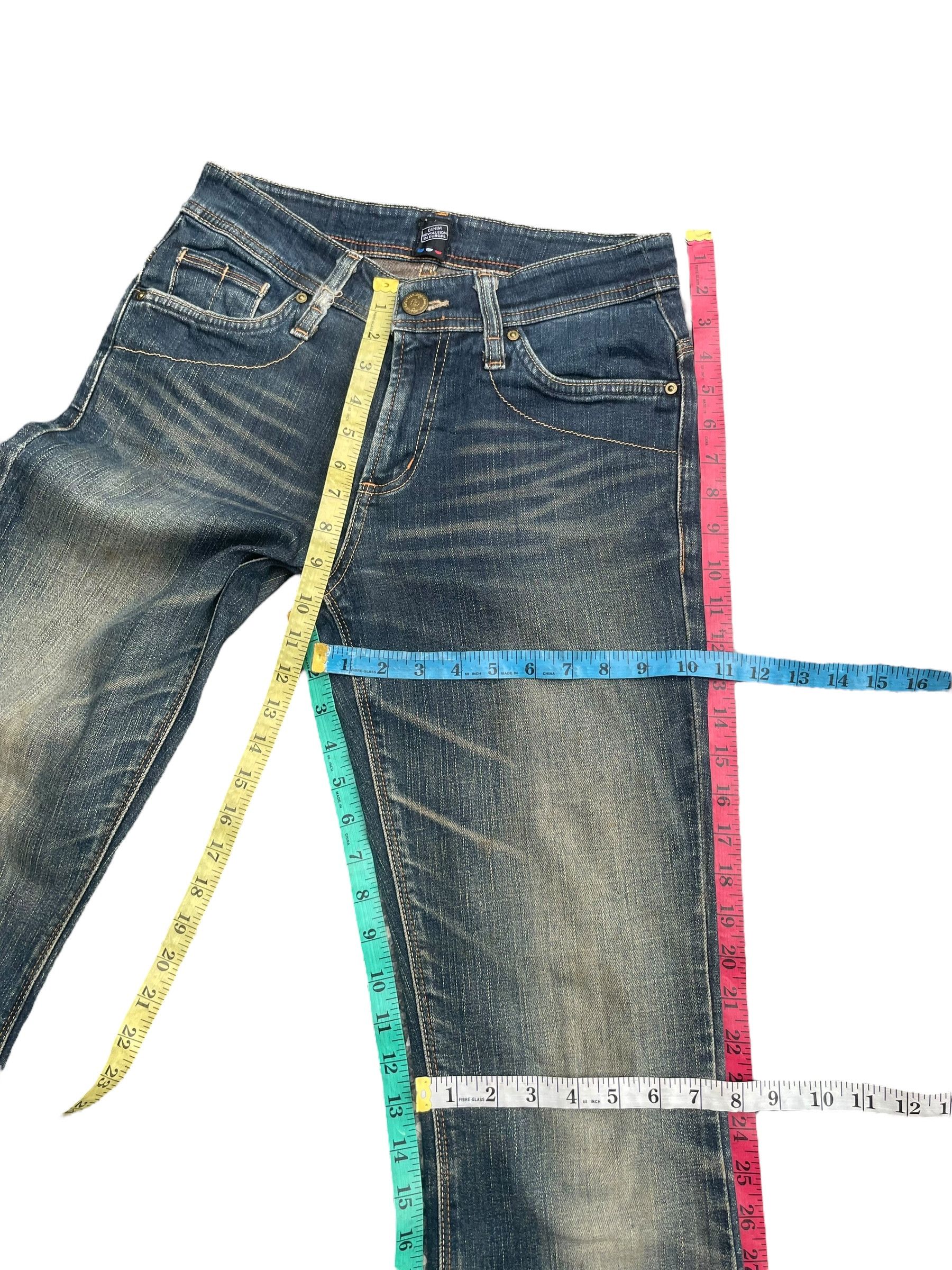 Japanese Brand C-Seventeen Flare Distresed Denim Size 30" / US 8 / IT 44 - 10 Thumbnail