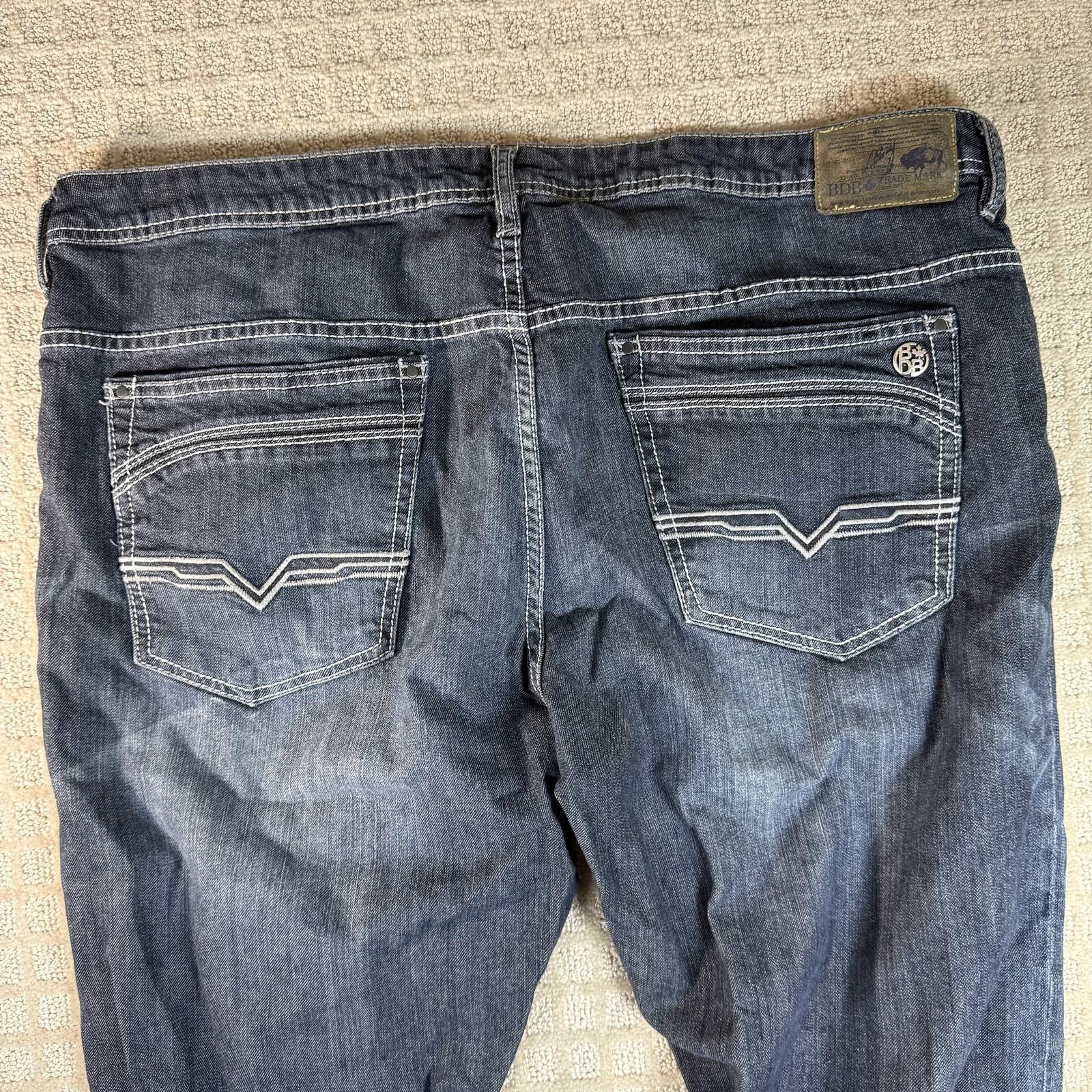 Buffalo David Bitton Buffalo David Bitton Six-X slim straight stretch jeans 42x31 Size US 42 / EU 58 - 9 Thumbnail