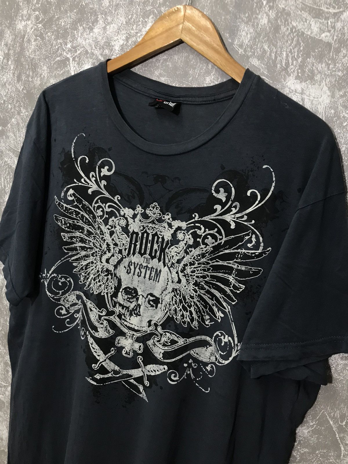 Affliction × Ed Hardy × Southpole Affliction Skull Wing Y2K Graphic Tee Size US XL / EU 56 / 4 - 4 Thumbnail
