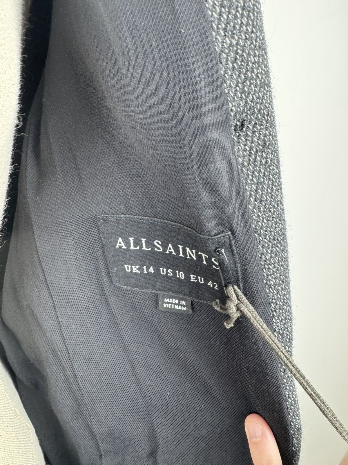 Allsaints Women’s Allsaints Rowen Ilia Blazer Double-Breasted Coat Size L / US 10 / IT 46 - 5 Thumbnail