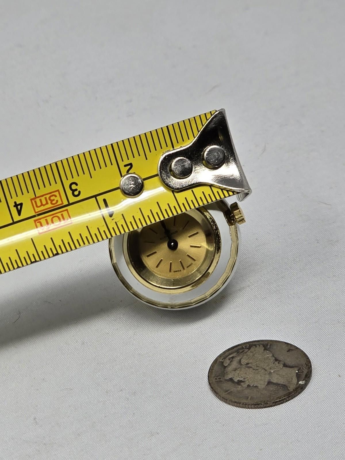 Daniel Buchler Vtg Bucherer Swiss Ball Pendant Watch - Works Enamel Detail Size ONE SIZE - 2 Thumbnail