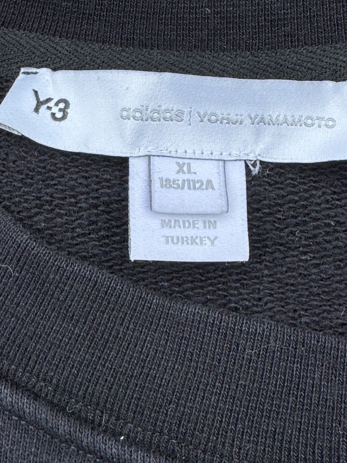 Japanese Brand × Y-3 × Yohji Yamamoto Yohji Yamamoto Y-3 “Optimistic Illusions” Graphic Crewneck Size US XL / EU 56 / 4 - 6 Thumbnail