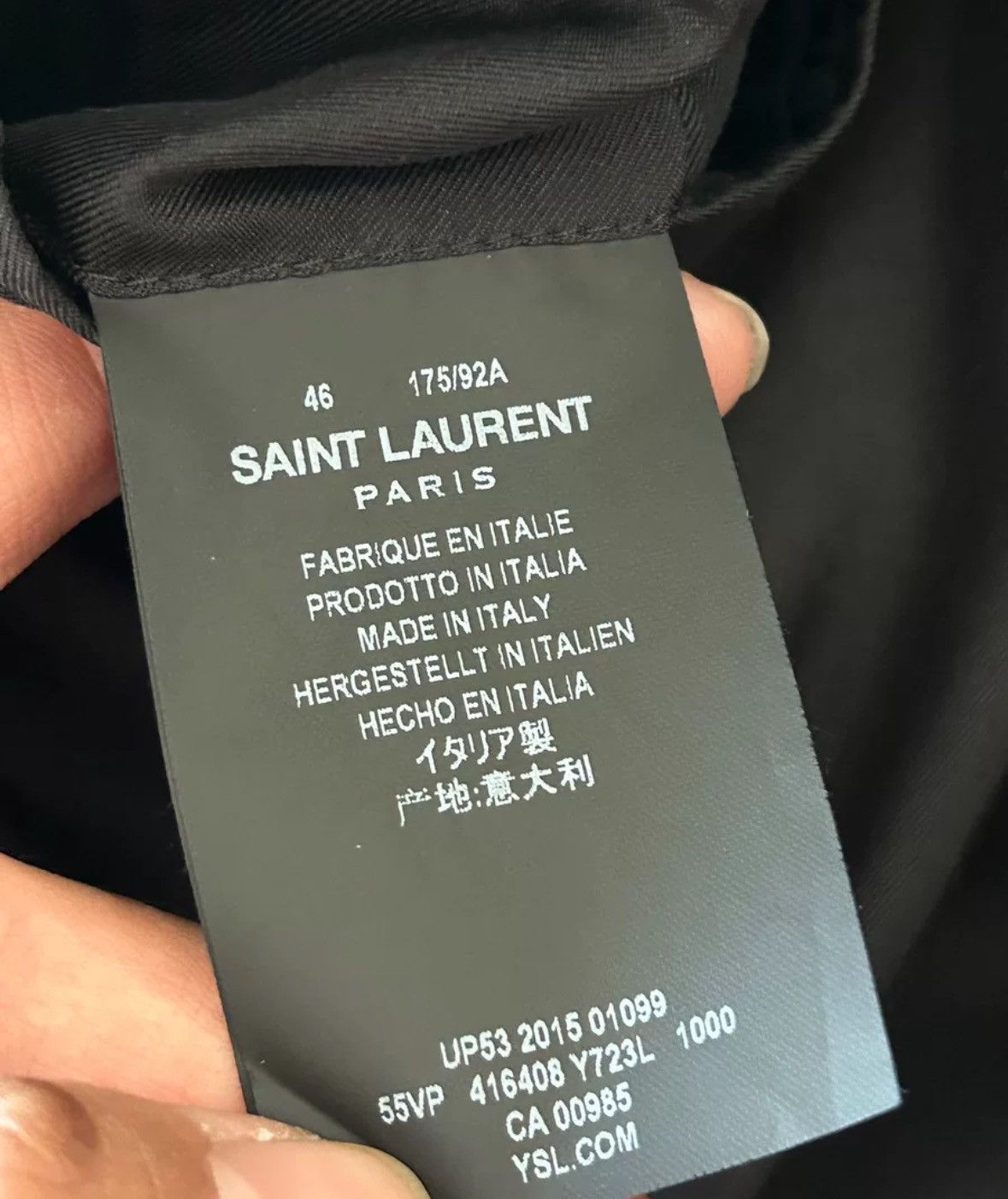 Saint Laurent Paris × Yves Saint Laurent Saint Laurent 15ss dark pattern camouflage jacquard suit Size US S / EU 44-46 / 1 - 6 Thumbnail