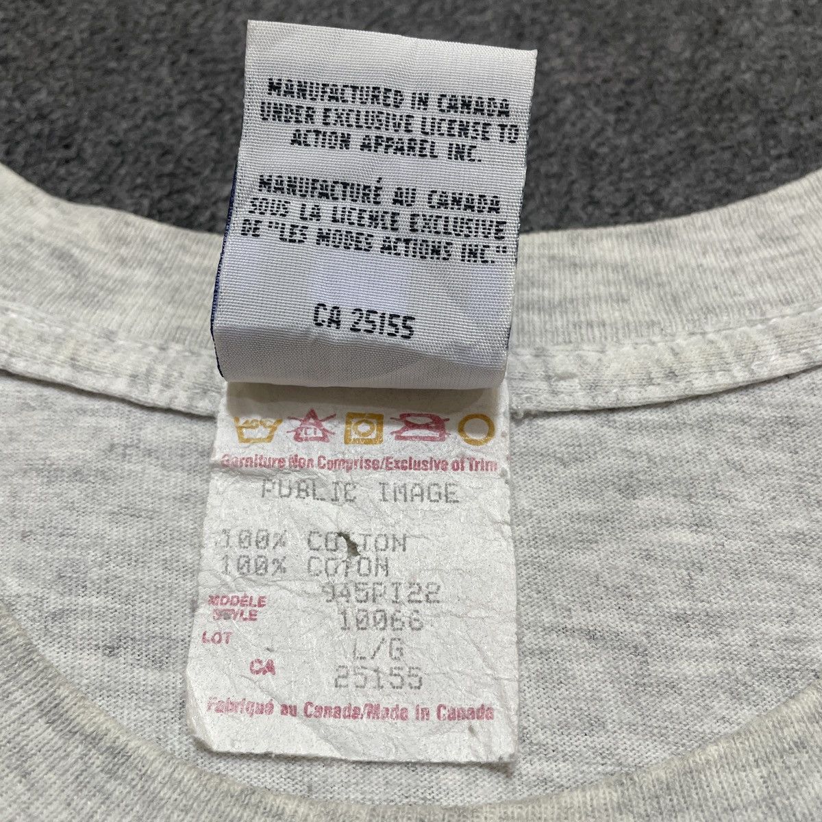 Vintage Vintage Public Image Clothing 90s T-shirt Size US L / EU 52-54 / 3 - 8 Thumbnail