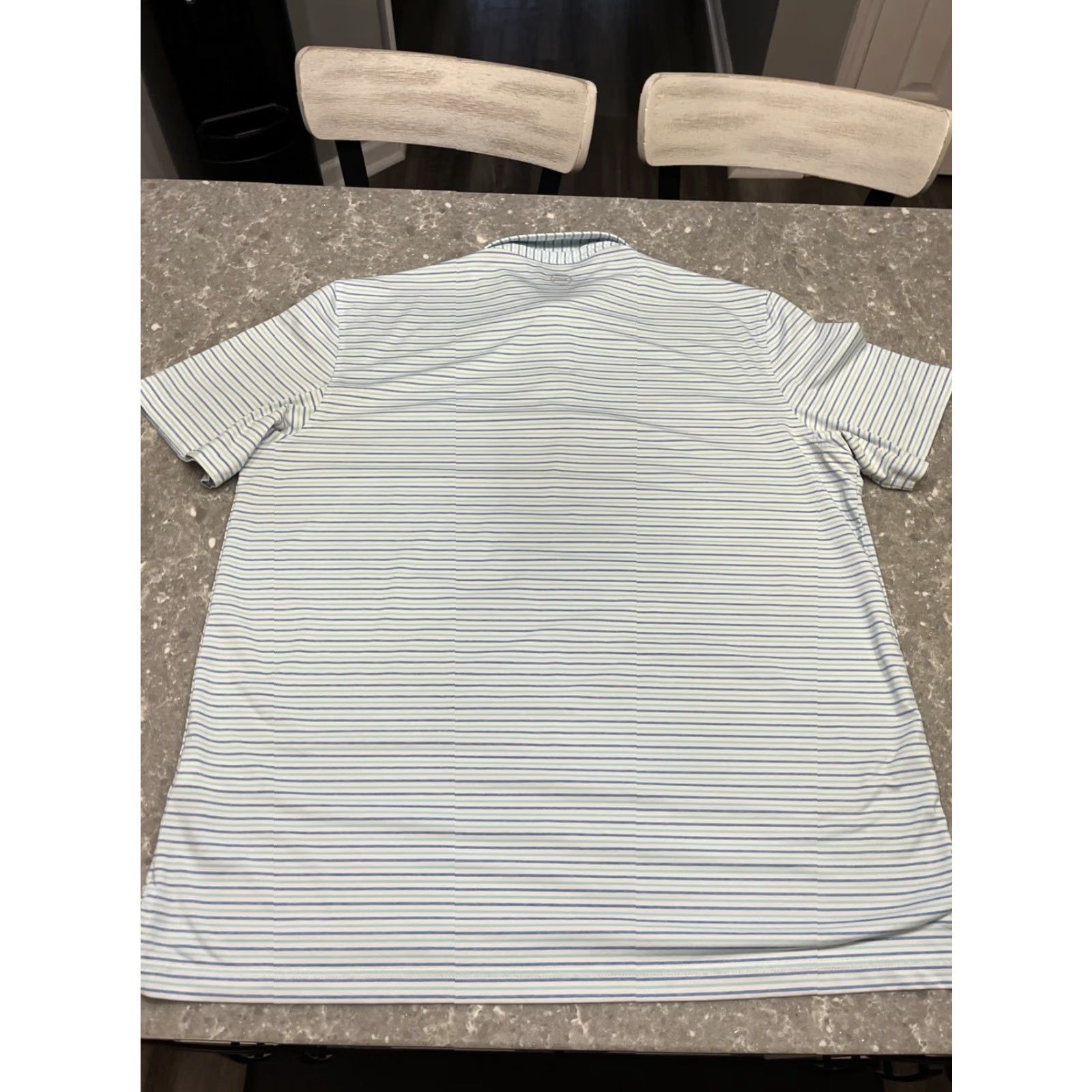 Vineyard Vines Vineyard Vines Polo Shirt Striped XL Multicolor Short Sleeve On-The-Go Sankaty Performance Shirt Men's Polo Size US XL / EU 56 / 4 - 6 Thumbnail