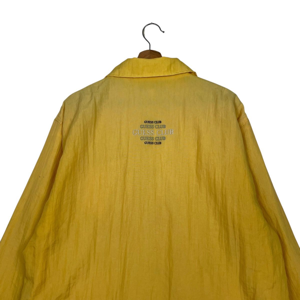 Guess Guess Club Sports Yellow Jacket Size US L / EU 52-54 / 3 - 8 Thumbnail