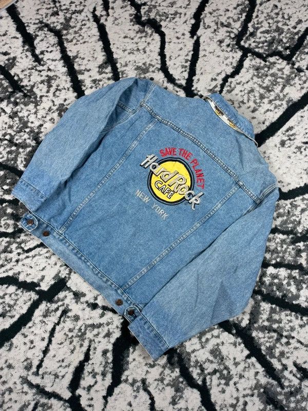 Hard Rock Cafe Vintage Hard Rock Cafe New York S 90s denim jacket Size US S / EU 44-46 / 1 - 3 Thumbnail