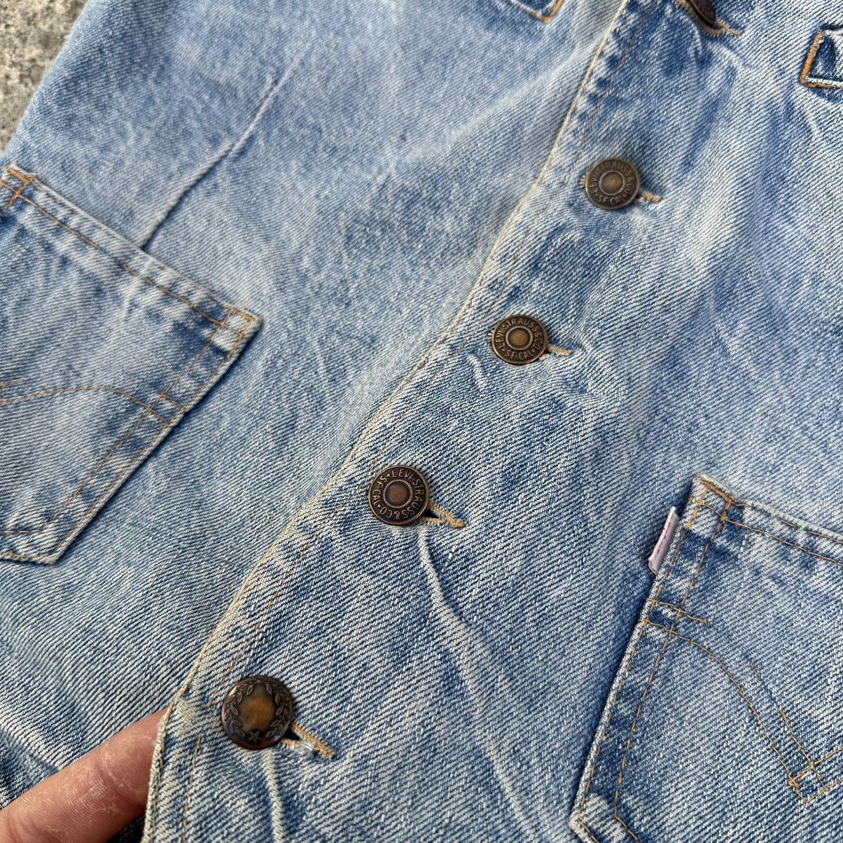 Levi's VERY RARE WESTERN 60s/70s Levi’s White/Red Reverse Tab Vest Size S / US 4 / IT 40 - 9 Thumbnail