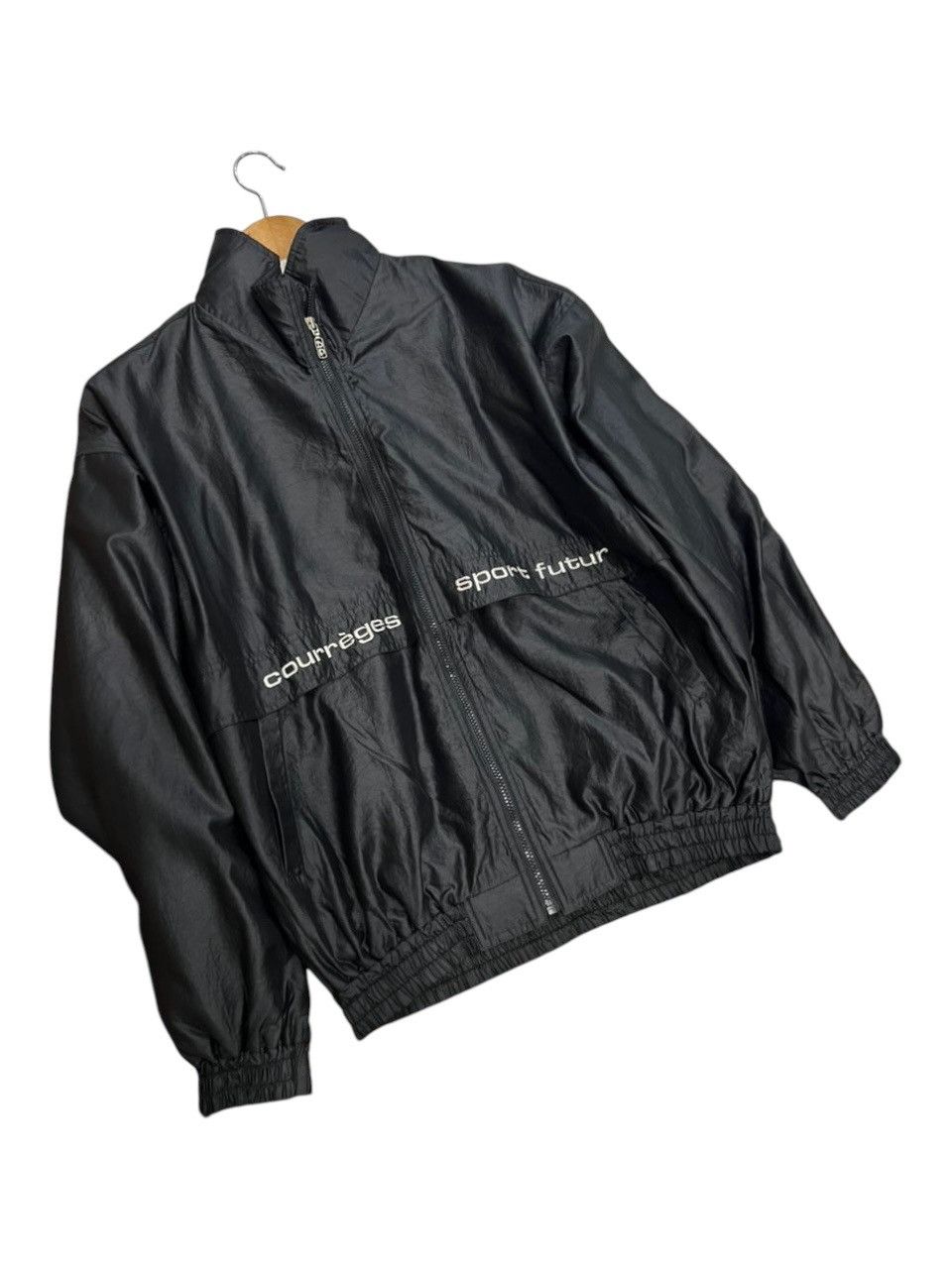 Courreges × Designer Vintage Courreges Bomber Jacket Size US L / EU 52-54 / 3 - 5 Thumbnail