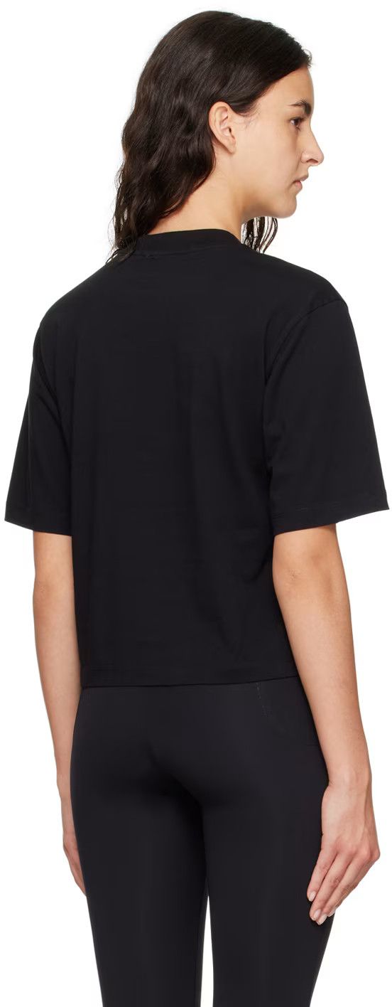 Off-White o1mle0425 Flock OW Basic T-Shirt in Black Size L / US 10 / IT 46 - 3 Thumbnail