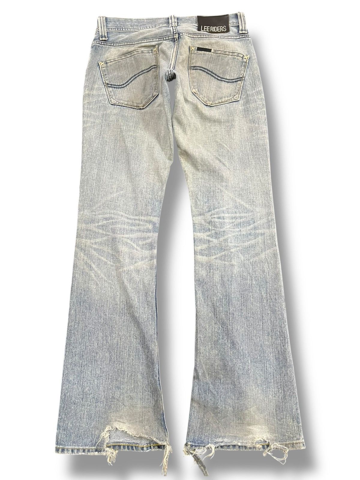 Lee Vintage Lee Riders Flare Bell Bottom Mudwash Denim Size US 32 / EU 48 - 5 Thumbnail
