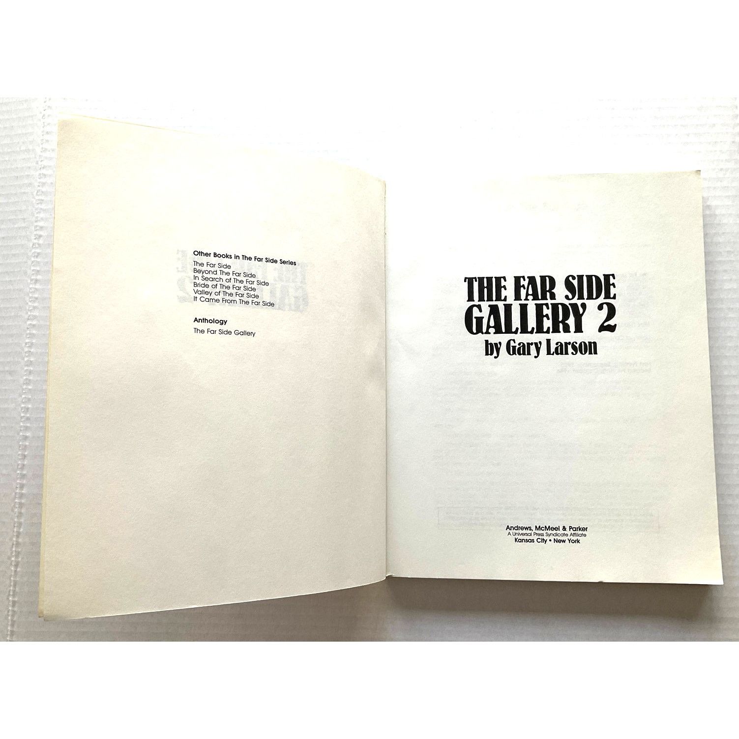 Other The Far Side Gallery 2 Book Vintage Gary Larson EUC Size ONE SIZE - 4 Thumbnail