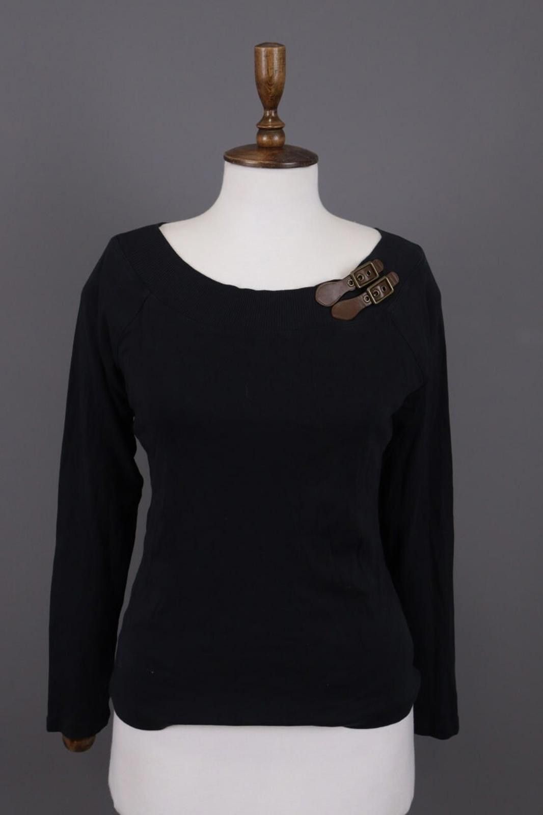 Lauren Ralph Lauren Lauren Ralph Lauren Black Cotton Sweater Size M Size M / US 6-8 / IT 42-44 - 1 Thumbnail