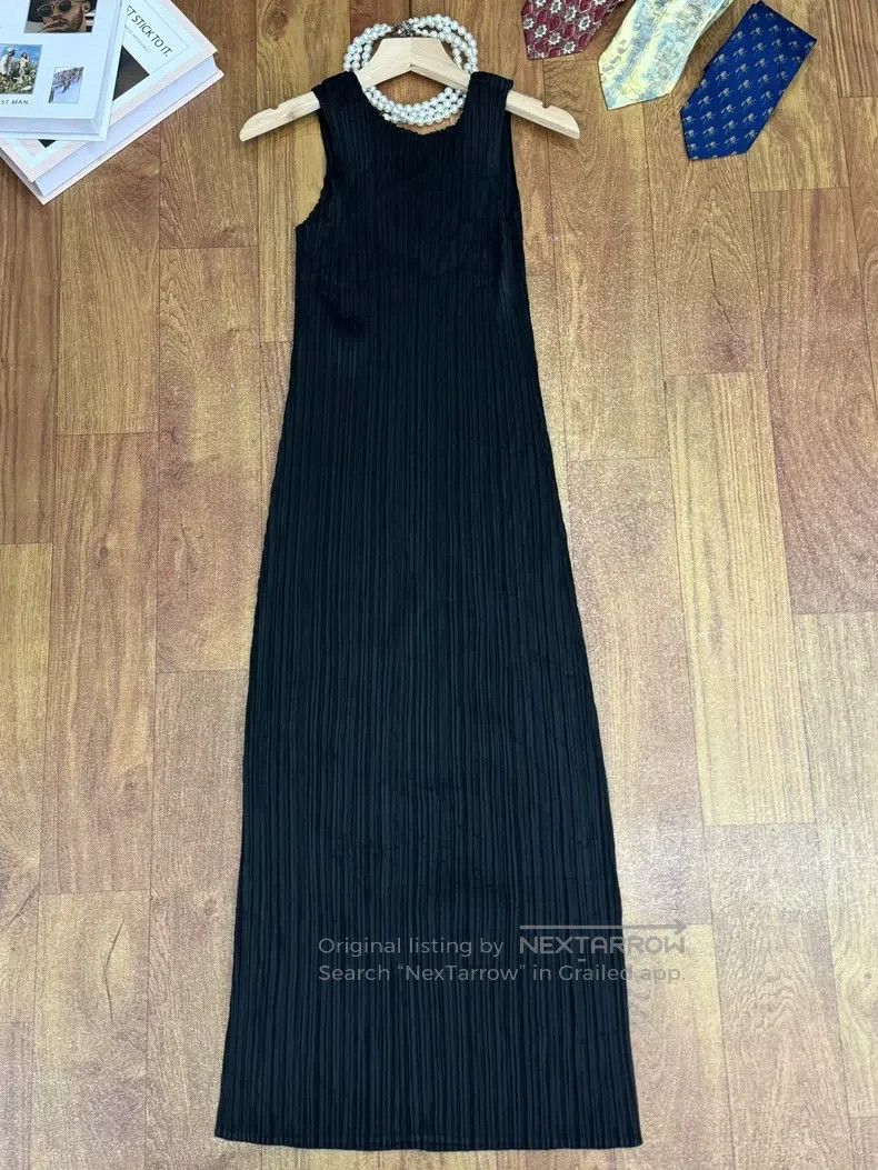 Issey Miyake Issey Miyake Black Pleated Dress Size S / US 4 / IT 40 - 7 Thumbnail