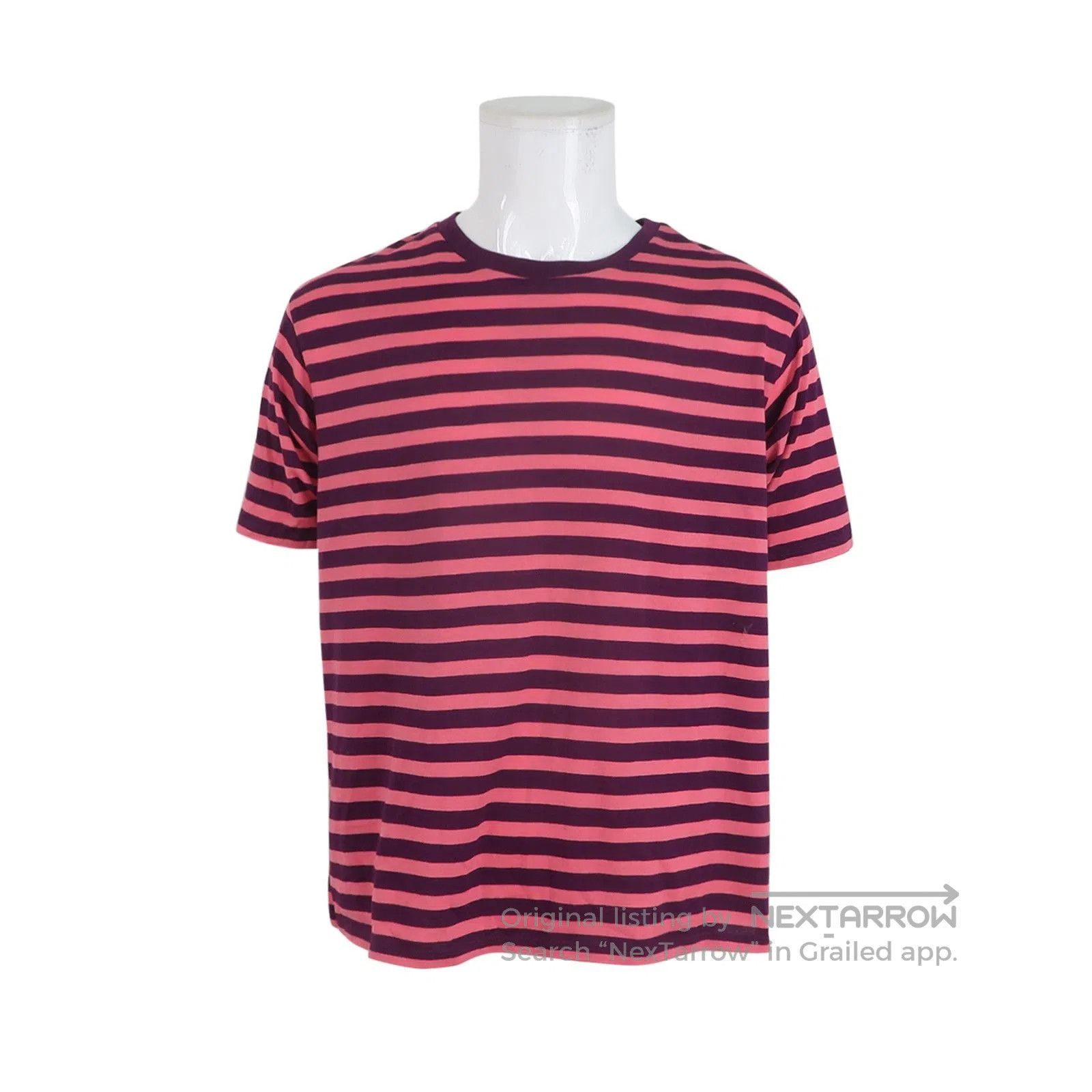 Saint Laurent Paris Saint Laurent L Striped Cotton Crew Neck T-Shirt. Size US L / EU 52-54 / 3 - 1 Thumbnail
