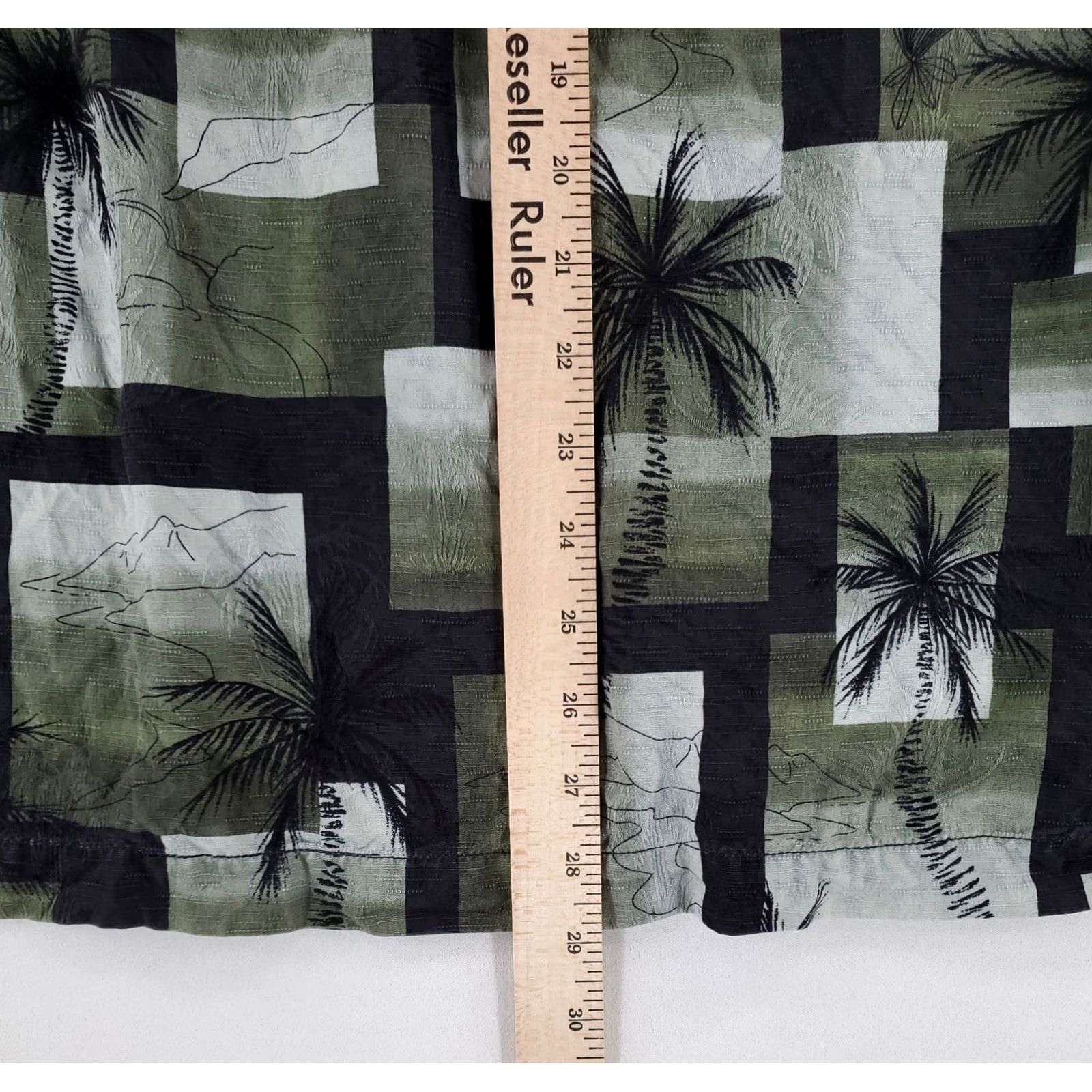 Tommy Bahama Tommy Bahama Hawaiian Button-Up Shirt Silk Short Sleeve Black Green Mens M Size US M / EU 48-50 / 2 - 5 Thumbnail