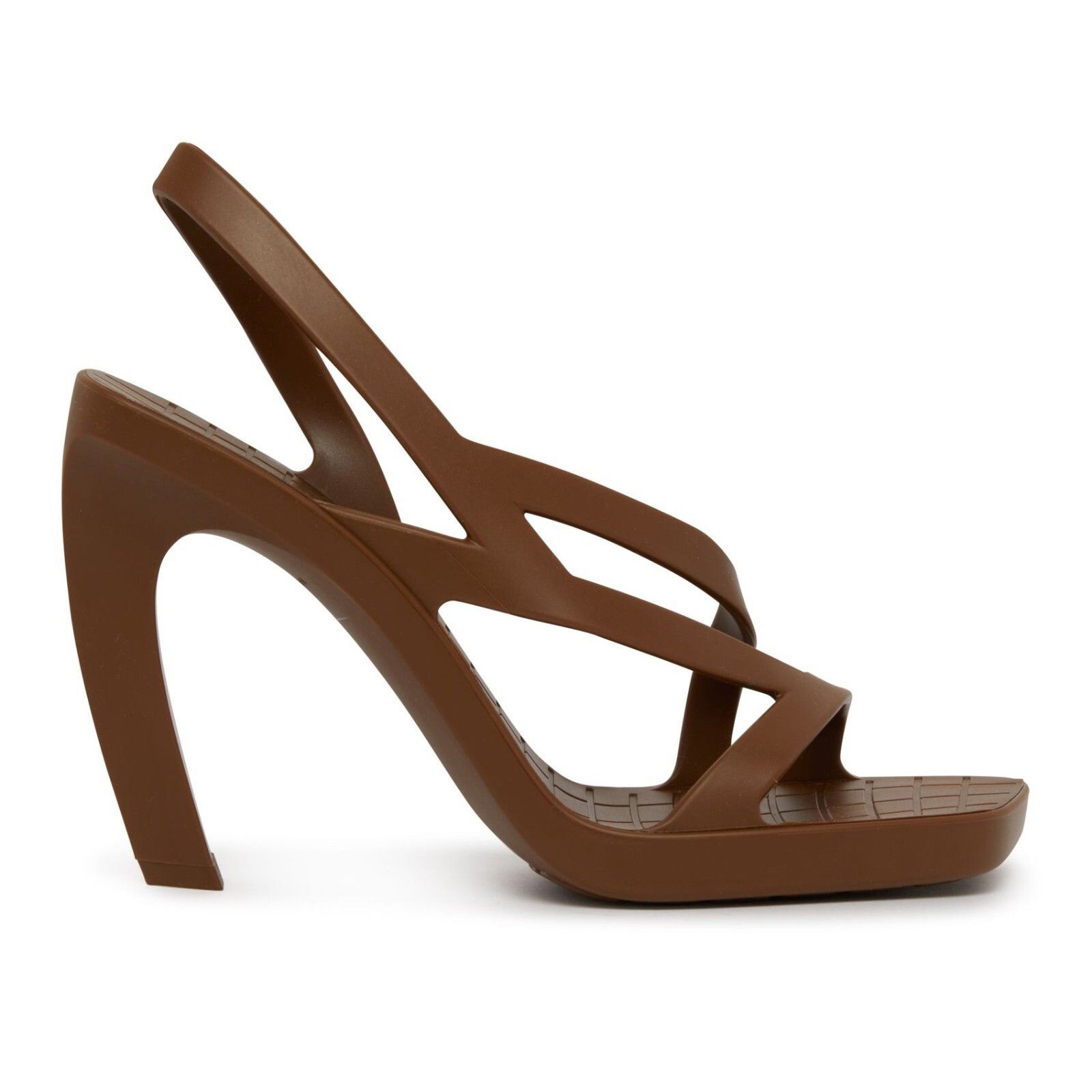 BOTTEGA VENETA Jimbo Gingersnap Rubber 120mm Slingback Sanda