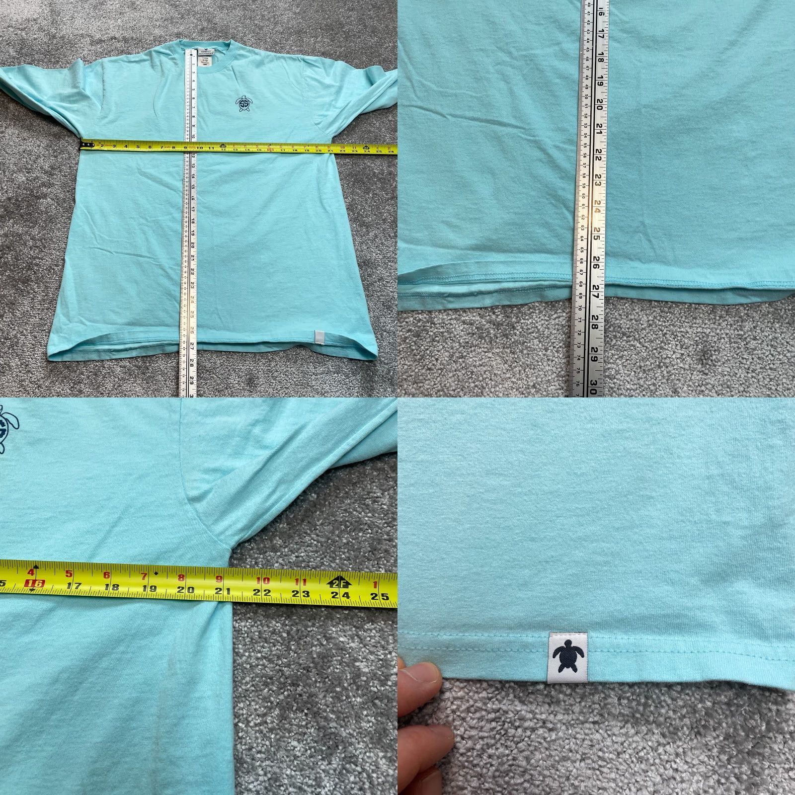 Vintage Simply Southern Shirt Mens Large Light Blue Long Sleeve Ocean Lives Matter Tee Shirt Size US L / EU 52-54 / 3 - 8 Thumbnail