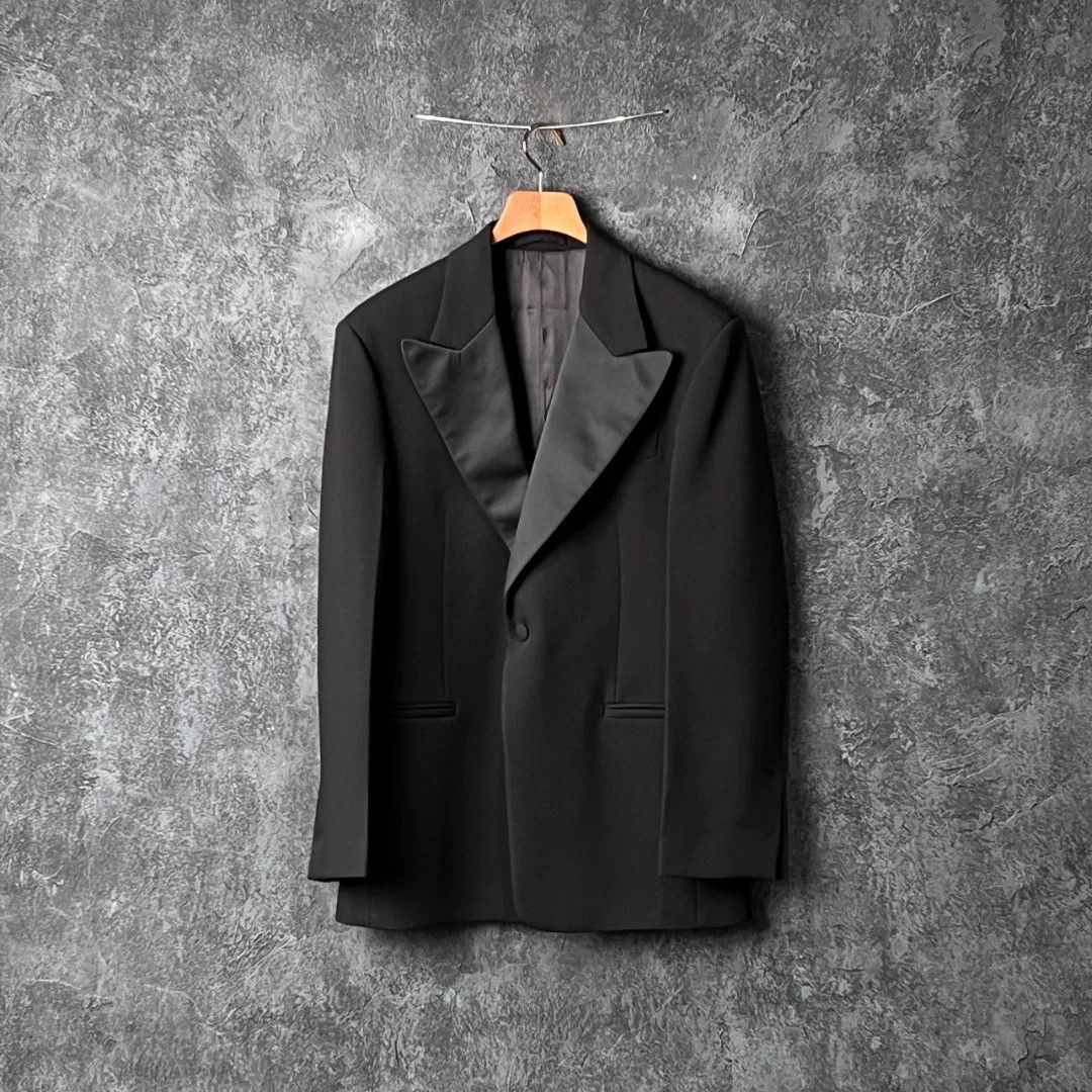 Salvatore Ferragamo Salvatore Ferragamo Wool Black Suit 40r Men Size 40R - 1 Thumbnail