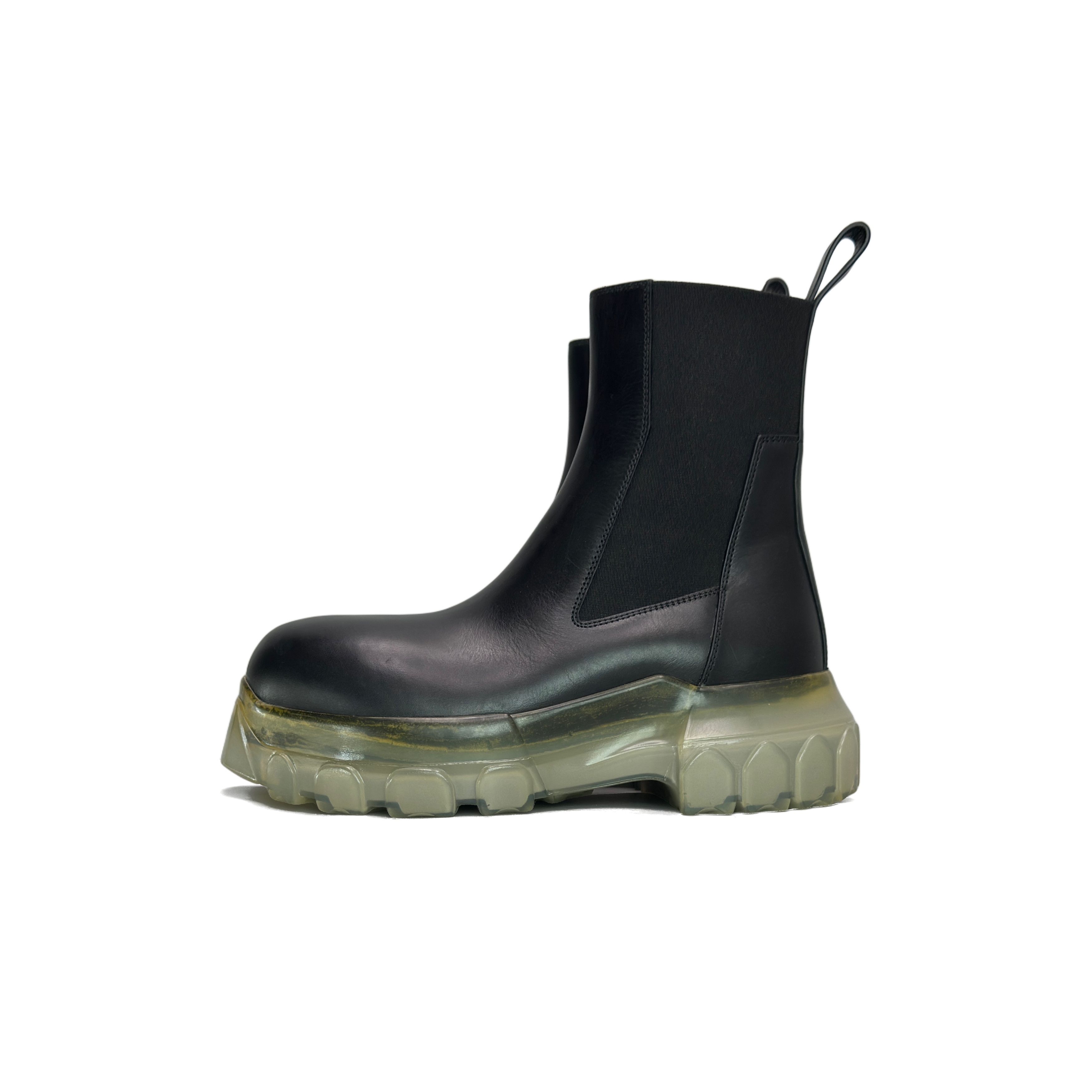 Rick Owens Rick Owens Black Lug Sole Chelsea Boots Size 35 Size US 5 / IT 35 - 1 Thumbnail