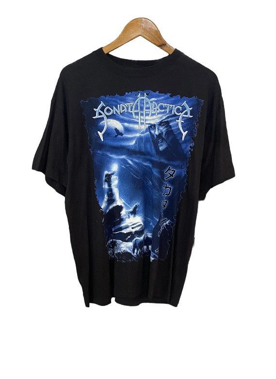 Band Tees ✅ VINTAGE SONATA ARCTICA power metal band Takatalvi shirt Size US L / EU 52-54 / 3 - 1 Thumbnail