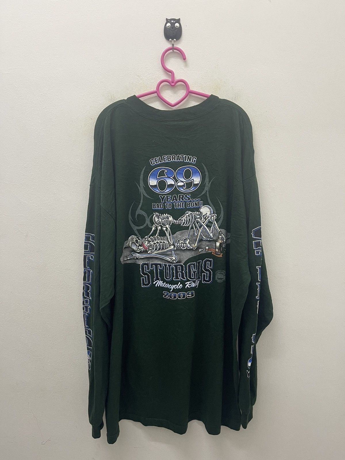 Harley Davidson Rare 2009 STURGIS Motorcycle Rally 69 Years Size US XXL / EU 58 / 5 - 1 Thumbnail