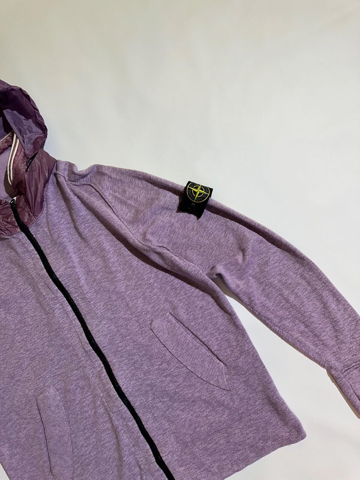 Stone Island Stone Island Nylon Hood Wool Full Zip Hoodie Sz M Size US M / EU 48-50 / 2 - 4 Thumbnail